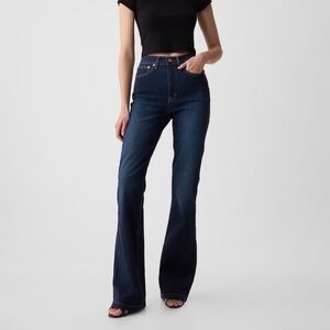 Gap high rise 70s flare jeans - only worn twice
